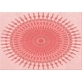 thumbnail image 1 of Ahgly Company Machine Washable Indoor Rectangle Transitional Deep Rose Pink Area Rugs, 8' x 10', 1 of 1