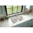thumbnail image 3 of Karran Usa QU-810-GR Quartz Qu 32" Undermount Double Basin Quartz Composite Kitchen Sink in Grey, 3 of 7