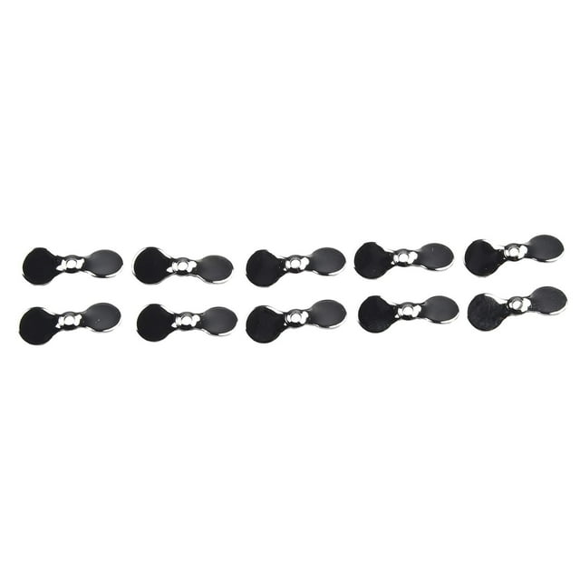 10Pcs Fishing Propeller Blade Turbo Propeller Spinner Blades Popper Style Silver Shenzhuyue