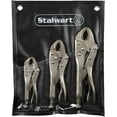 thumbnail image 2 of Stalwart 75-HT3007 Locking Plier Set with Storage Pouch, 3 Piece, 2 of 5