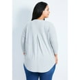 thumbnail image 2 of Avenue Women's Plus Size Kym Rib Hacci Tunic, 2 of 2