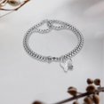 thumbnail image 4 of Chain Bracelet for Women Men, Stainless Steel Bracelets, Minimalist Chain Jewelry, Fashion Accessories, Gift for Mom, Wife, Valentine's Day, 4 of 5