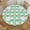 Cake Green Plaid, variant on Round Tablecloth, Cherry Pink and White Striped Round Fitted Tablecloth with Elastic Waterproof Protection for 40-44" Round Table Cover for Indoor Dinner, Picnic