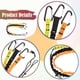 thumbnail image 5 of 3 cordones para herramientas con hebilla, resistentes y resistentes, para trabajo, senderismo, acampada y otras actividades al libre. 90 centímetros, 5 of 8