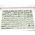 thumbnail image 5 of HOOUN Wholesale 100pcs/lots Silver Hollow Stainless Steel Rings For Men Women Jewelry, 5 of 5