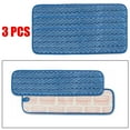 thumbnail image 7 of 3Pcs For Rubbermaid Commercial 18Inch Wet Pad Q411 Microfiber Refill Mop Cloths, 7 of 7