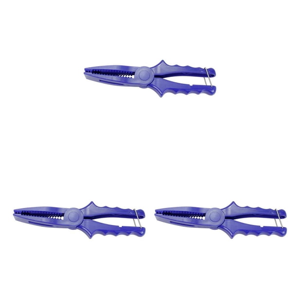 Eigraketly Alicates de pesca Conveniente removedor de anzuelos Superficie brillante firme Colector de peces Azul Type1 NO1 Eigraketly CBP265977