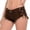 Coffee, variant on Women's Lace Up Ripped Denim Shorts, Raw Hem Booty Shorts with Side Tie Detail, Sexy Cutoff Jean Hot Pants for Summer Rave Beach Clubwear Daily Wear Green M