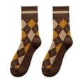 thumbnail image 5 of Outfmvch Compression Crew Socks Mens Long Socks Men's Socks Women's Hiking Socks Womens Hiking Man Socks Brown One Size, 5 of 7
