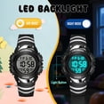 thumbnail image 3 of Digital Sports Watch for Age 4-15 Waterproof Watches with Alarm Stopwatch Birthday Chriatmas Gift for Age 4-15, 3 of 7