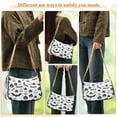 thumbnail image 5 of One Shoulder Chain Handbag 7.1x11x2.8in Women's Hobo Handbags Tote Handbags Shoulder Handbags Card Bag Cash Bag Key Bag Black Halloween Elements, 5 of 7