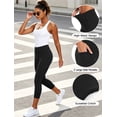 thumbnail image 4 of NELEUS Womens High Waist Capri Yoga Leggings Cropped Pant for Workout with Two Pockets,Black,US Size L, 4 of 12