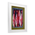 thumbnail image 2 of Stupell Industries Contemporary Red Fish on a Platter White Framed Print Under Glass, 17 x 21, by Rachel Nerney, 2 of 8