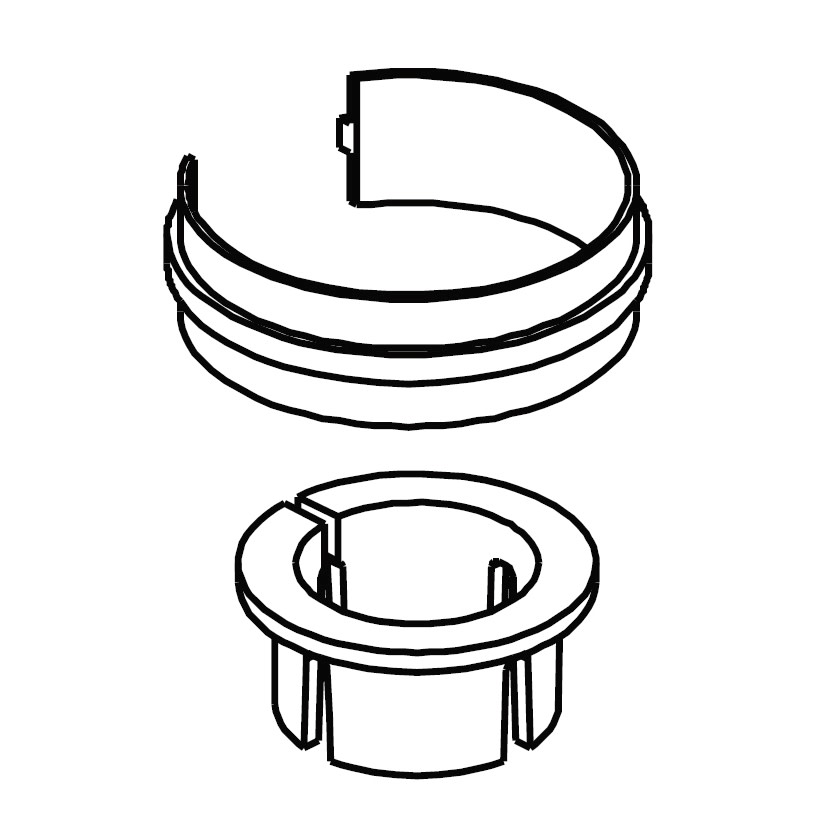 Delta RP73391 Chrome Cassidy Spout Retainer And Ring