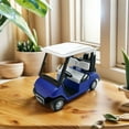 thumbnail image 3 of Alloy Mini Golf Cart Model with Clubs Decorative Accent For Adults Kids Room, 3 of 21
