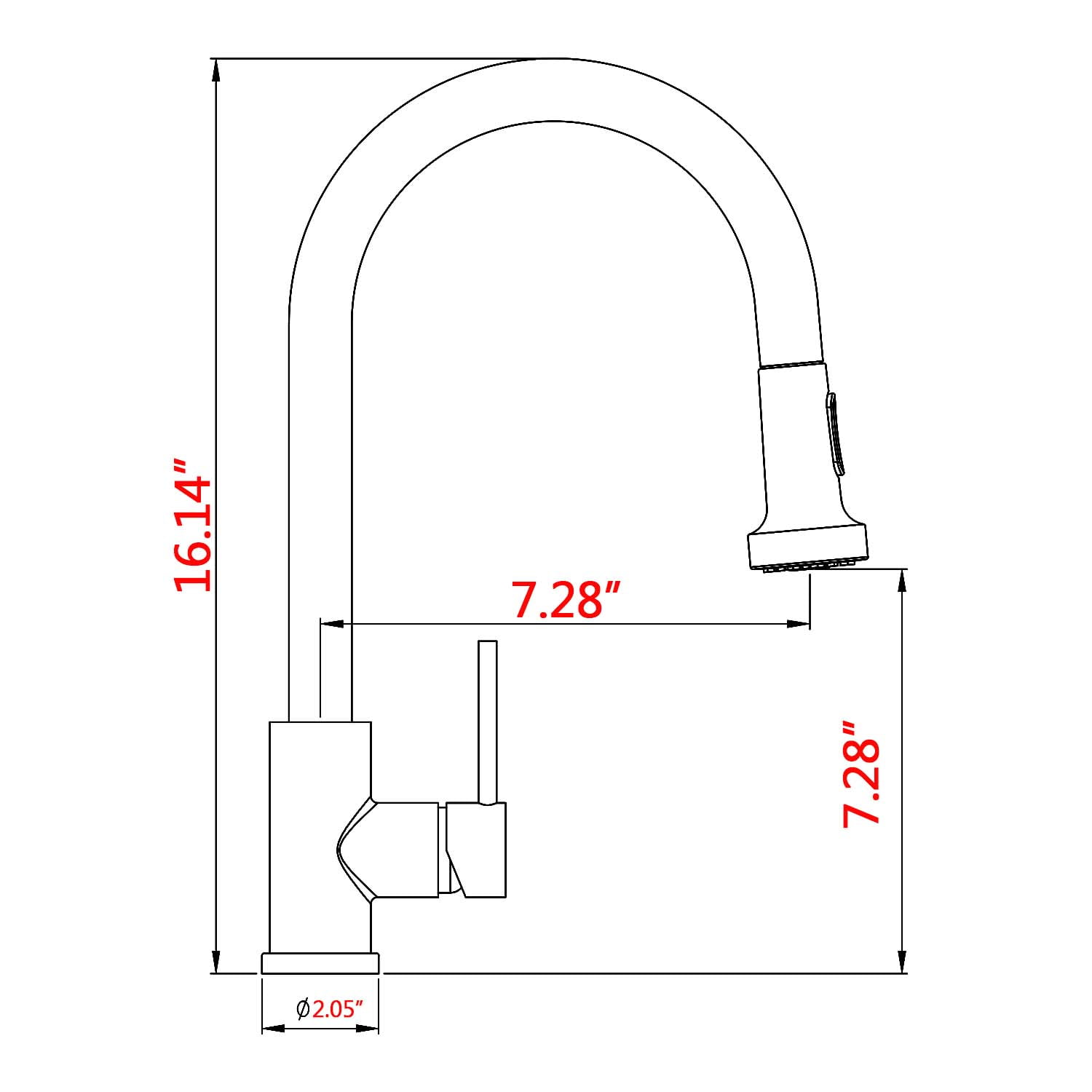 Hottest Stainless Steel Pull Down Kitchen Faucet with Soap Dispenser Matte Black