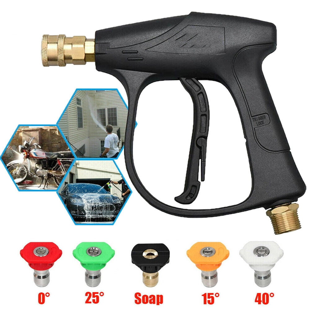 TASHHAR Pressure Washer Gun Kit with 5 Nozzle 3000 PSI Car Wash Foam