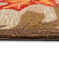 thumbnail image 5 of Liora Manne Ravella Area Rug Indoor Outdoor Natural Falling Leaves 70% Polypropylene, 5 of 5