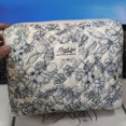thumbnail image 1 of Bolsa de cosméticos Floral para mujer, conjunto de bolso diario de algodón de gran capacidad, estampado, 3 uds., 1 of 9