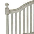 thumbnail image 4 of Ugo Queen Bed- Slatted Arched Headboard- Finial Accents- Gray Wood Frame, 4 of 6