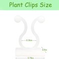 thumbnail image 3 of Plant Clips, Plant Climbing Wall Fixture Clips (10Pcs) Plant Fixer Self Adhesive Hooks for Wall Vines Plant Plant Vine Traction Garden Vegetable Plant Binding, Rattan Clip, 3 of 8