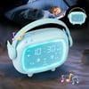 Kids Digital Alarm Clock, EEEkit Cute Children's Sleep Trainer Alarm Clock with Wake up Light Night Light and USB Port for Boys Girls Birthday Gifts (Blue)