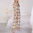 thumbnail image 3 of Sigee Maple leaf nut Mushroom for Women’s Pajama Sets Long-Sleeved Pjs Sets for Women 2 piece Sleepwear-Medium, 3 of 7