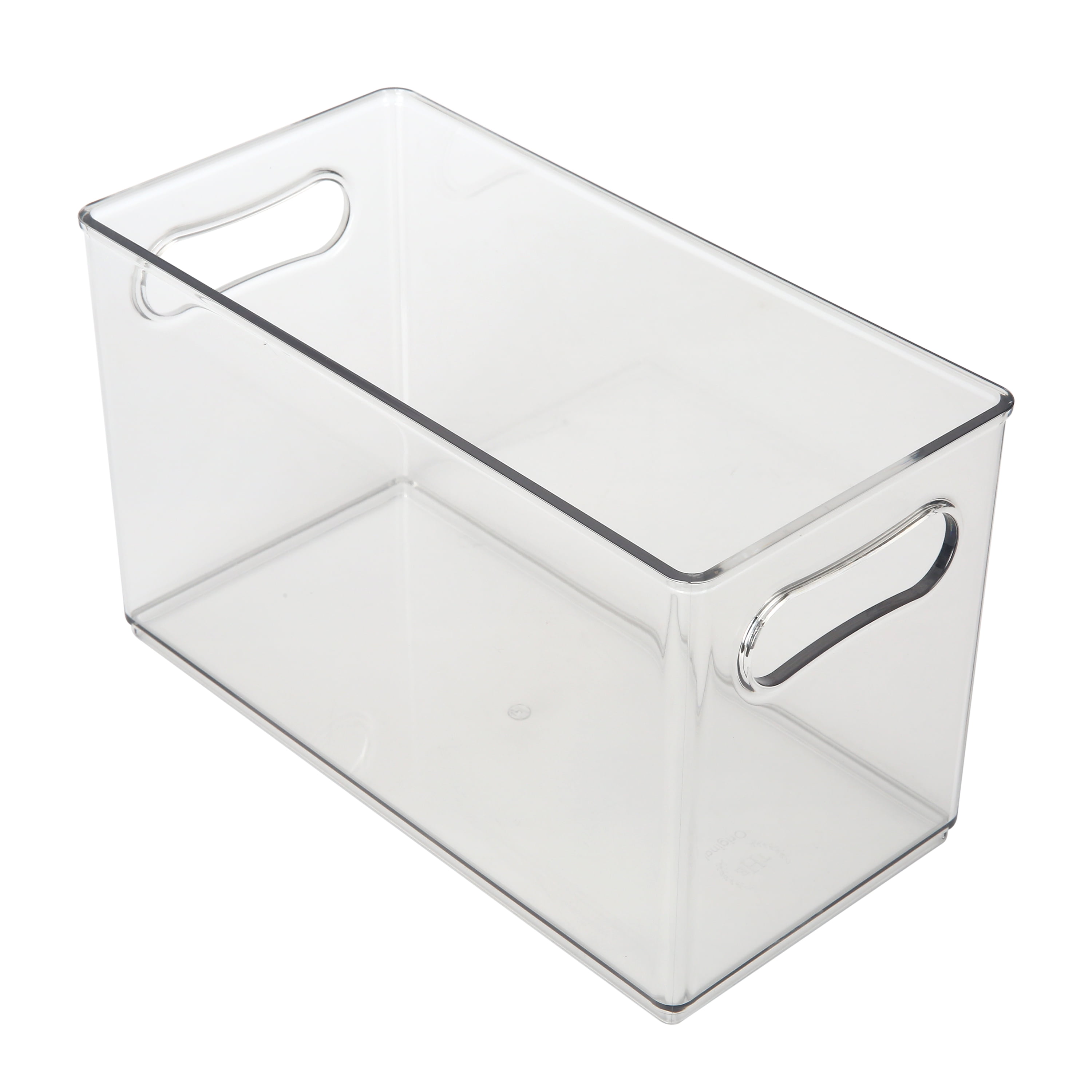 The Home Edit Clear Plastic Narrow Storage Bin