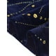 thumbnail image 5 of Vestidos formales de talla grande para mujer Agnes Orinda con mangas 3/4, corte sirena, dobladillo alto-bajo, vestido de invitada de boda maxi de terciopelo 2X azul marino, 5 of 8