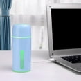 thumbnail image 3 of Difusor de aire eléctrico con humidificador USB, luz nocturna LED y purificador para relajarse en casa. Azul, 3 of 9