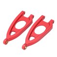 thumbnail image 2 of 1 par de brazos oscilantes superiores delanteros RC brazos de suspensión superior delanteros de aleación de aluminio para coche ARRMA 1/10 RC rojo, 2 of 10