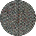 thumbnail image 1 of Ahgly Company Machine Washable Indoor Round Transitional Gunmetal Gray Area Rugs, 3' Round, 1 of 7