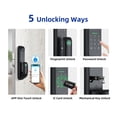 thumbnail image 4 of Electronic Finrprint Biometric Frosted Panel Digital Smart Door Lock TUYA Or TTLock APP Password IC Card Security ,Security Locking, 4 of 7