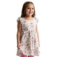 thumbnail image 4 of Monica + Andy Organic Cotton Short Sleeve Let’s Dance Dress + Legging Set, Sizes 12-18M to 5T, 4 of 7