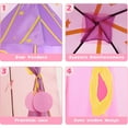 Aufitker Kids Princess Play Tent,Pink Castle Indoor & Outdoor Playhouse