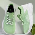 thumbnail image 7 of gzxflxpge Comfort Orthopedic Shoes for Women Fashion Non sllip Arch Support Walking Tennis Shoes Lightweight Breathable Lace-up Sneakers Green 8（CN-40）, 7 of 7