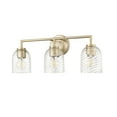 thumbnail image 4 of Millennium Lighting  Catania 3 Light Vanity Fixture 3 Light - Modern Gold, 4 of 5