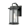thumbnail image 3 of Millennium Lighting Ellis Metal 1 Light Outdoor Wall Sconce Powder Coat Black Black, 3 of 4