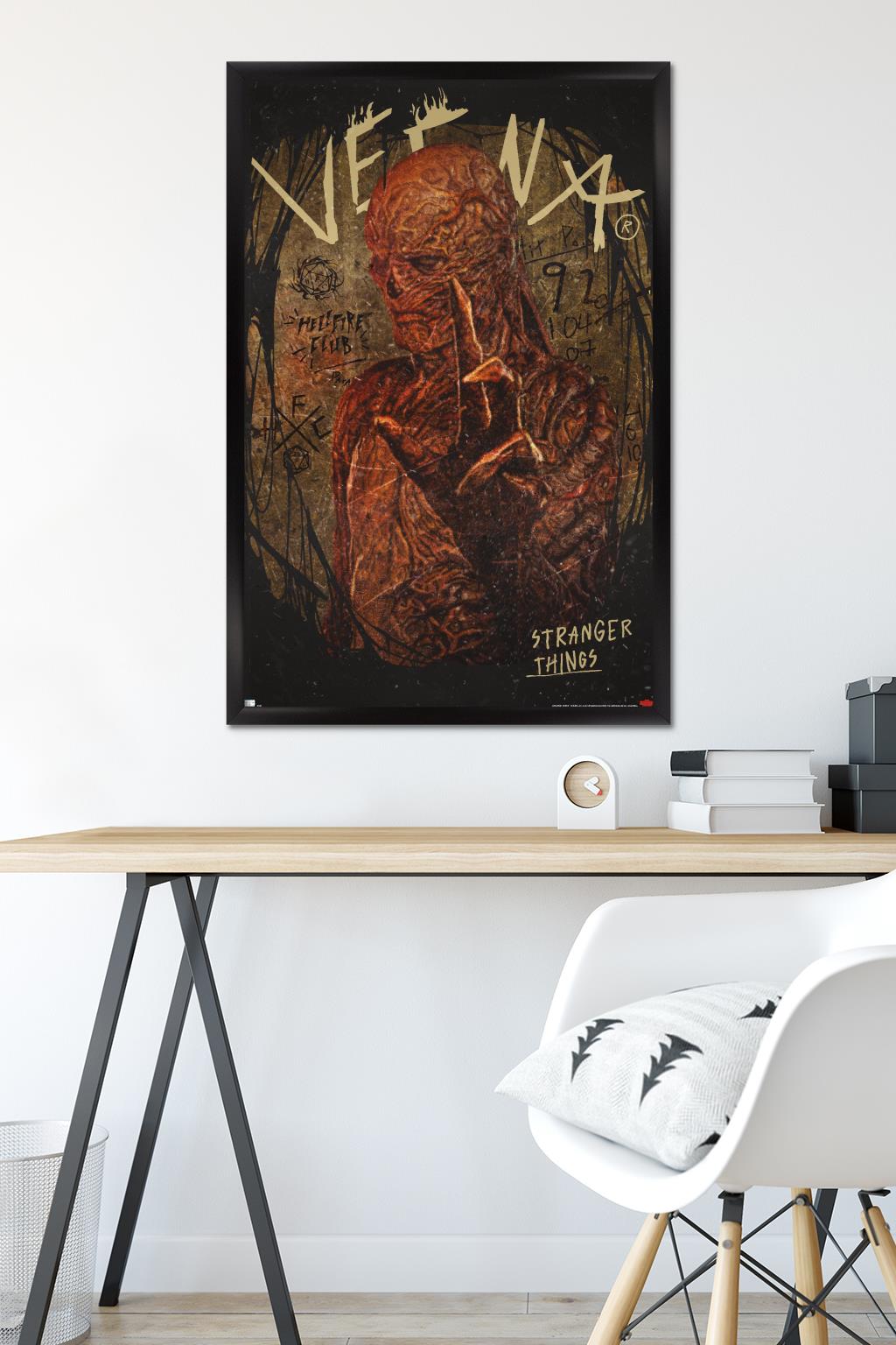 Netflix Stranger Things: Season 4 - Vecna Wall Poster, 22.375" x 34" Framed