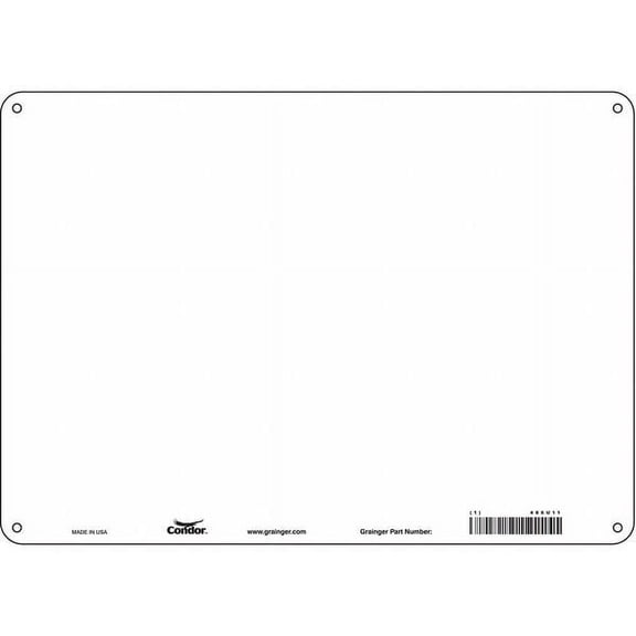 Condor Safety Sign,14" W,10" H,0.032" Thickness 486U11
