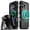 Graphite Gray / Black, variant on VENA vArmor Rugged Case for Apple iPhone 16 Pro Max (6.9"), (Military Grade Drop Protection) Magsafe Compatible and Heavy Duty Holster Belt Clip Cover with KickStand - Slate Blue / Black