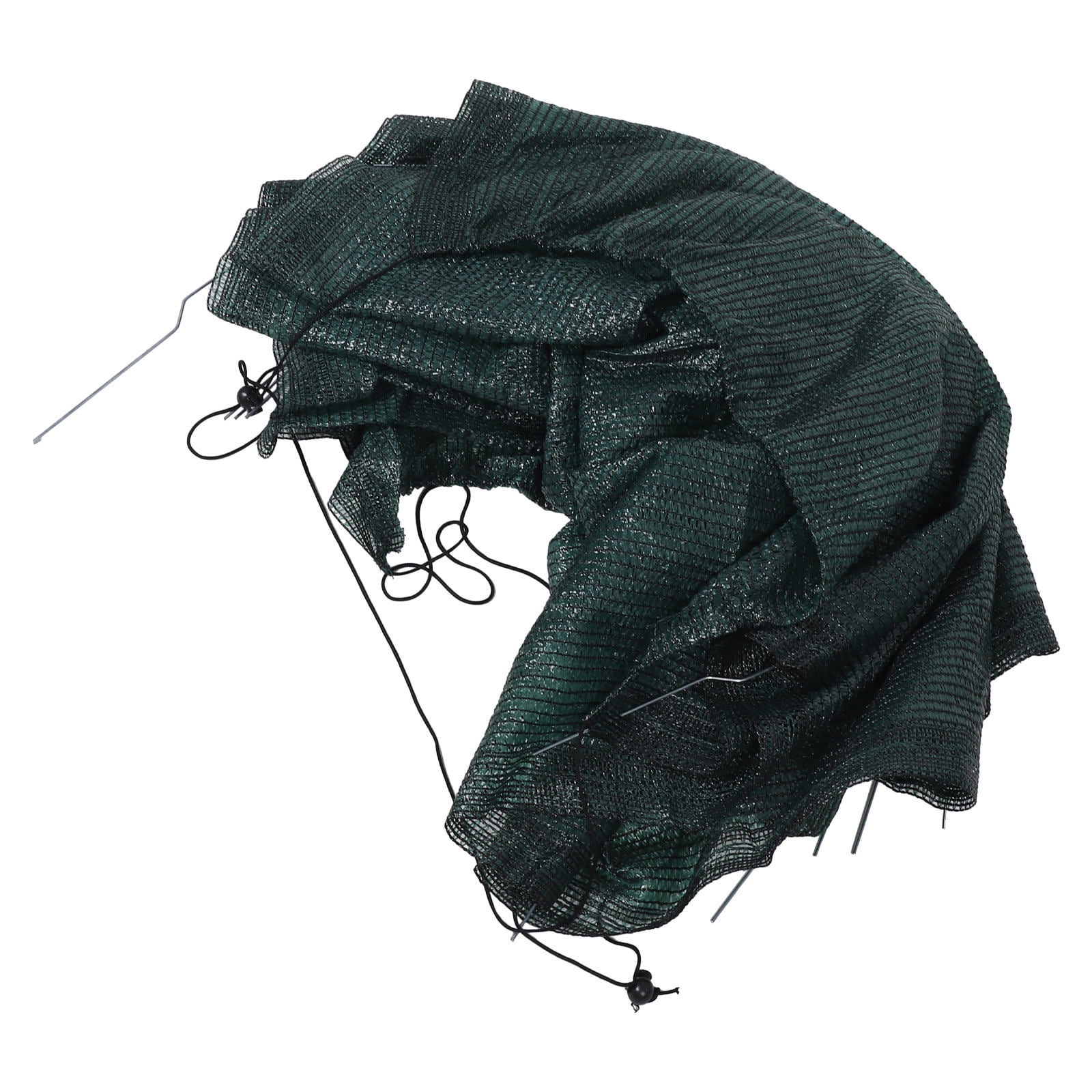 OULII 1Set Chicken Coop Shade Cover Green Foldable Design Sun Protection for Garden Tunnel Run