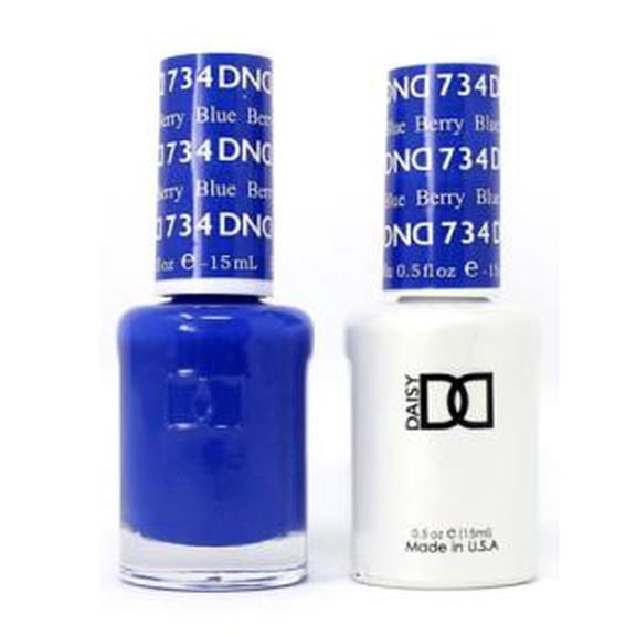 DND 734 BERRY BLUE Gel & Matching Polish Set - DND Gel & Lacquer