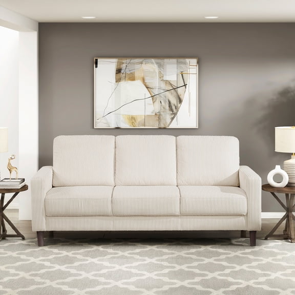 OakvillePark Mapleholt Corduroy Sofa, Beige