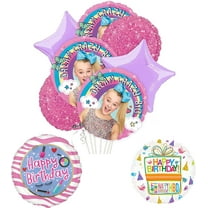 JoJo Siwa Party Supplies and Dream Crazy Big Birthday Balloon Bouquet Decorations