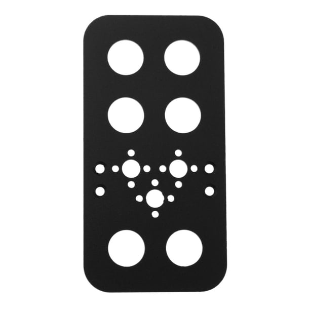 Soporte de Montaje Plano Inclinable Del Engranaje de Dirección Del Mecánico para Piezas de Servo 995 996R Flat Yotijar Soporte de montaje de brazo robótico