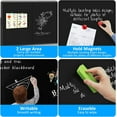 thumbnail image 4 of Double-Sided Rolling Chalkboard, Magnetic Mobile Black Dry Erase Board with Stand 60"x36", A-Frame Foldable Stand Blackboard, Adjustable Height/Width Black Standing Whiteboard on Wheels, 4 of 7