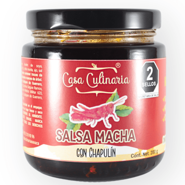 Salsa Macha con Chapulines 200ml Casa Culinaria
