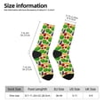 thumbnail image 4 of Goofa Vegetable Printed Men's Crew Socks, Soft Durable Breathable Moisture-Wicking with Odor Control Cotton socks, 4 of 9
