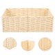 thumbnail image 3 of GOOHOCHY Paper Rope Woven Storage Canasta de almacenamiento Multipurpose Organizador de caja de almacenamiento de escritorio de caja de caja, 3 of 7